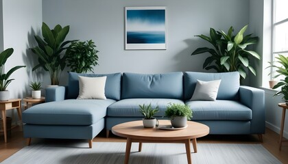 Photo interior modern design room 3d illustration