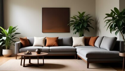 Photo interior modern design room 3d illustration