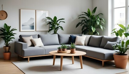 Photo interior modern design room 3d illustration