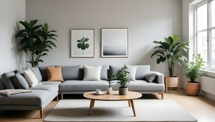 Photo interior modern design room 3d illustration