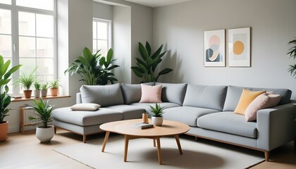 Photo interior modern design room 3d illustration