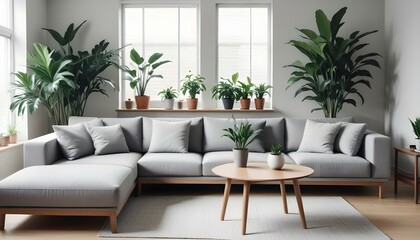 Photo interior modern design room 3d illustration