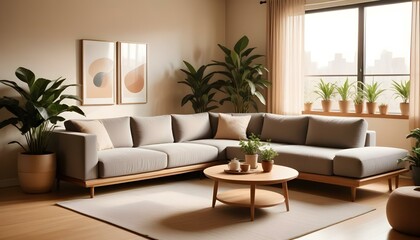 Photo interior modern design room 3d illustration