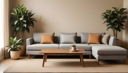 Photo interior modern design room 3d illustration