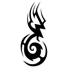 Tattoo designs. Tattoo tribal vector designs. Art tribal tattoo.