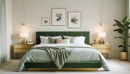 Photo interior modern design room 3d illustration