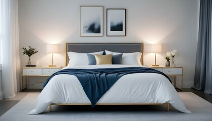 Photo interior modern design room 3d illustration
