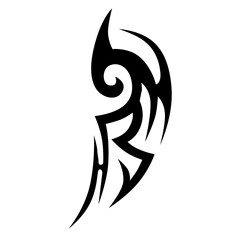 Obraz premium Tattoo designs. Tattoo tribal vector designs. Art tribal tattoo.