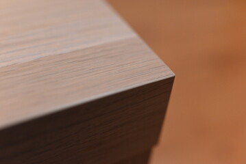 close up of a wooden table
