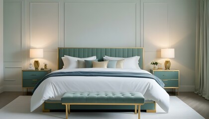 Photo interior modern design room 3d illustration