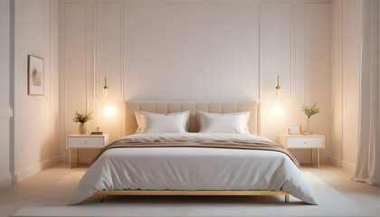 Photo interior modern design room 3d illustration