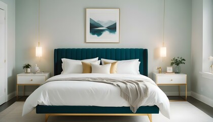 Photo interior modern design room 3d illustration