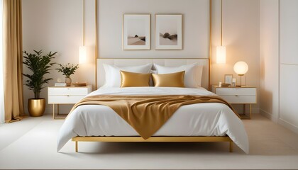 Photo interior modern design room 3d illustration