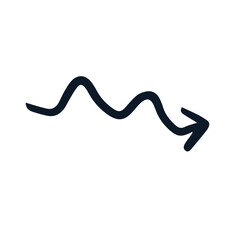 Hand Drawn Arrow Vector. png and vector illustration on transparent background