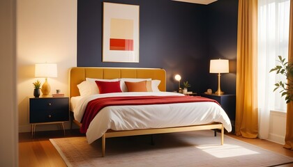 Photo interior modern design room 3d illustration