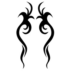 Tattoo designs. Tattoo tribal vector designs. Art tribal tattoo.