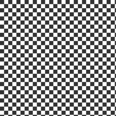 Fototapeta premium Black and white checkered seamless pattern. Endless background. Racing flag texture.