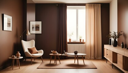 Fototapeta premium Photo interior modern design room 3d illustration