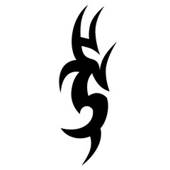 Simple Tattoo design. Tattoo tribal design vector. Art tribal tattoo Stencil.