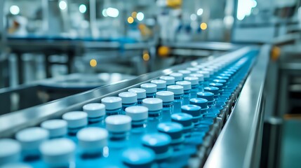 Obraz premium A pharmaceutical company creating backup supply chains to mitigate risks from disruptions.