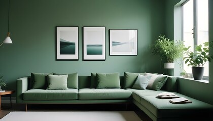 Photo interior modern design room 3d illustration