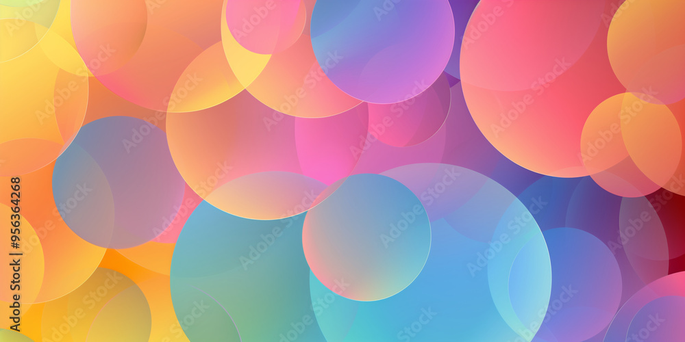 Canvas Prints Abstract background colorful gradient vibrant colors