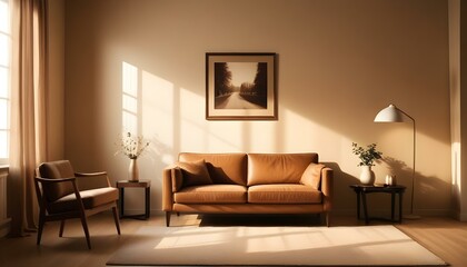 Photo interior modern design room 3d illustration