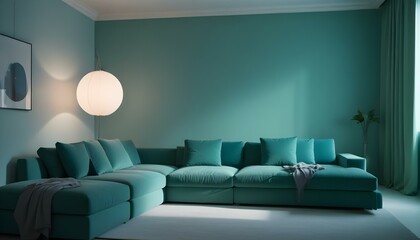 Photo interior modern design room 3d illustration