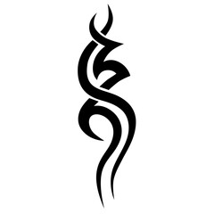 Obraz premium Tattoo simple designs. Tattoo tribal vector designs. Art tribal tattoo sketch.