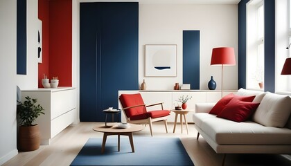 Photo interior modern design room 3d illustration