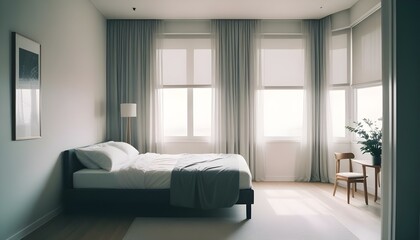 Photo interior modern design room 3d illustration