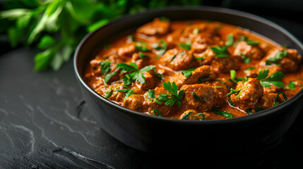 Fototapeta premium Butter Chicken Curry Village Square Laser Show