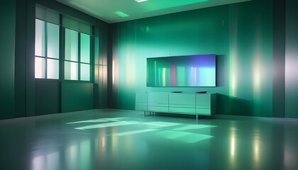Photo interior modern design room 3d illustration