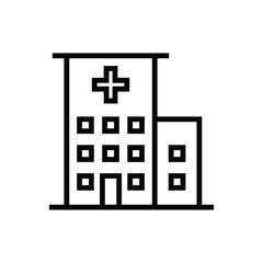 Hospital Building Symbol Icon Red Cross Healthcare Iconset Hospital Symbol, Red Cross, Emergency, Saving People, SOS, Help