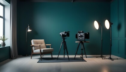 Photo interior modern design room 3d illustration