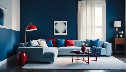 Photo interior modern design room 3d illustration