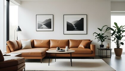 Photo interior modern design room 3d illustration