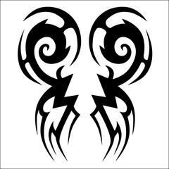Tattoo designs. Tattoo tribal vector designs. Art tribal tattoo.