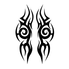 Tattoo designs. Tattoo tribal vector designs. Art tribal tattoo.
