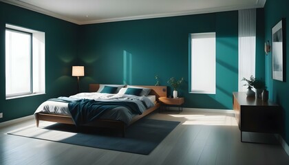 Photo interior modern design room 3d illustration