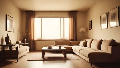 Fototapeta premium Photo interior modern design room 3d illustration