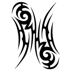 Tattoo designs. Tattoo tribal vector designs. Art tribal tattoo.