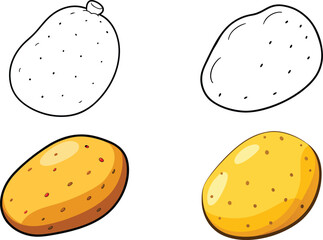illustration of a set of fruits