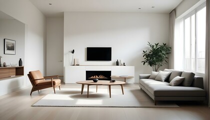 Photo interior modern design room 3d illustration