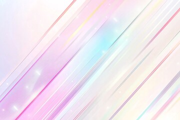 Fototapeta premium A white background with colorful diagonal lines and light effects, creating an abstract illustration style.