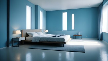 Photo interior modern design room 3d illustration