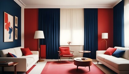 Photo interior modern design room 3d illustration