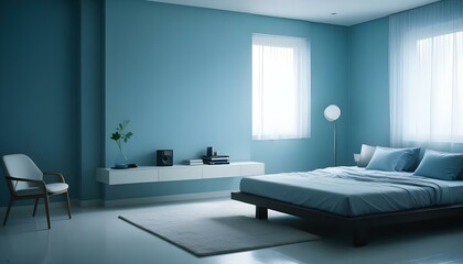 Photo interior modern design room 3d illustration