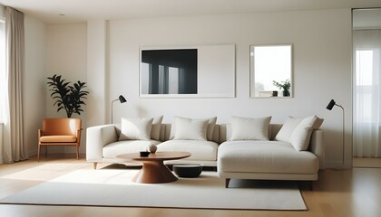 Photo interior modern design room 3d illustration