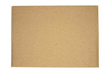 Big clean carboard with copyspace is isolated.